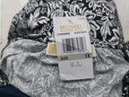 Blusa Michael Kors De Mujer Mujer Negra Detalles Blancos