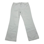 Pantalon Ralph Lauren Mujer Talla 16 Blanco De Mezclilla