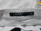 Pantalon Ralph Lauren Mujer Talla 16 Blanco De Mezclilla