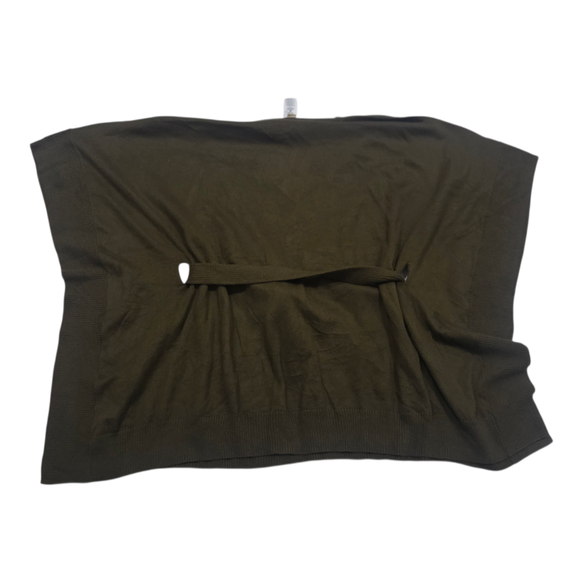 Suéter Poncho Michael Kors Mujer S/m Verde Olivo Con Lazo