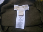 Suéter Poncho Michael Kors Mujer S/m Verde Olivo Con Lazo