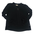 Blusa Michael Kors De Mujer Grande Transparente Color Negro