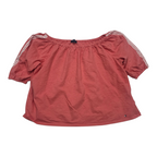 Blusa Tommy Hilfiger Campesina Mujer Colorcoral Extra Grande