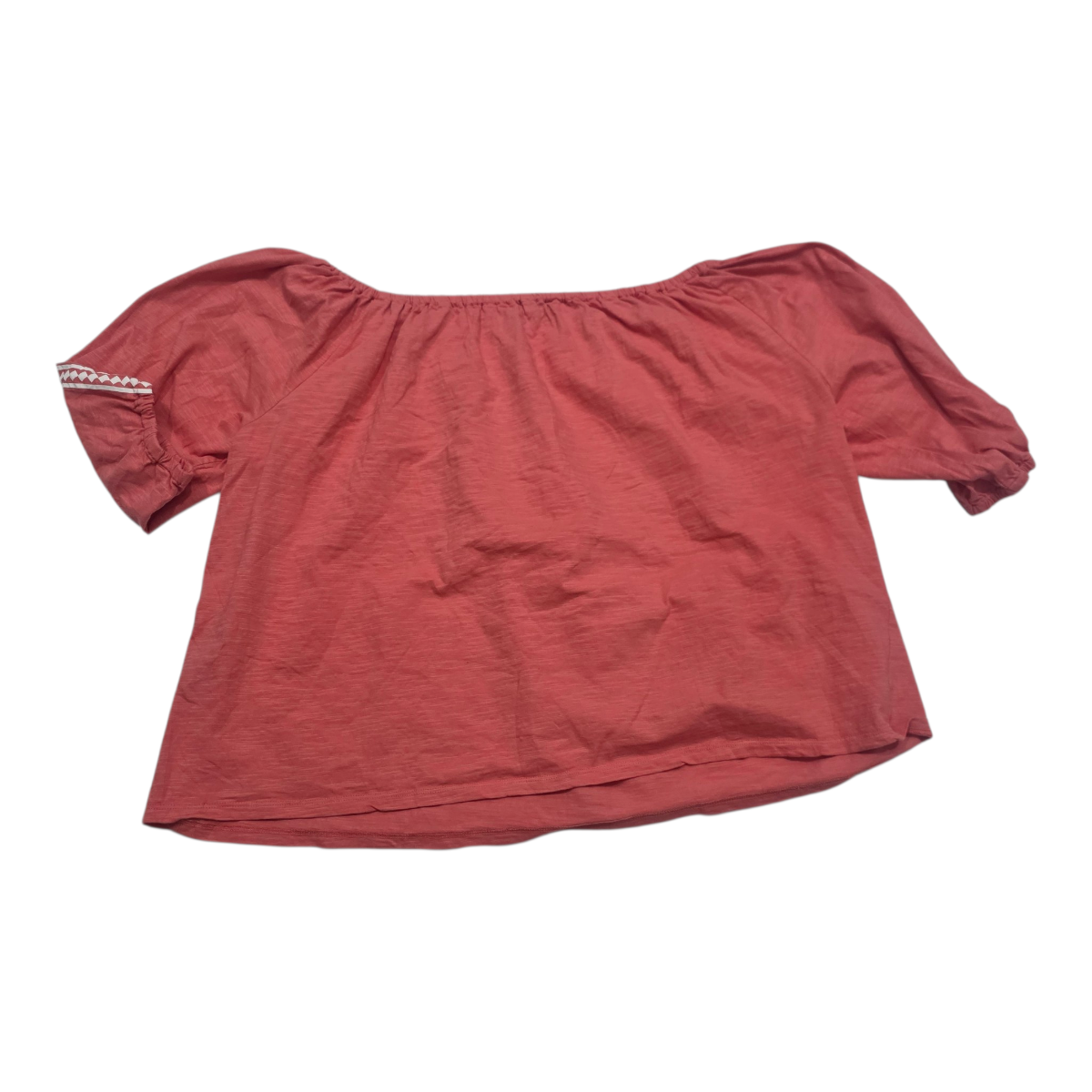 Blusa Tommy Hilfiger Campesina Mujer Colorcoral Extra Grande