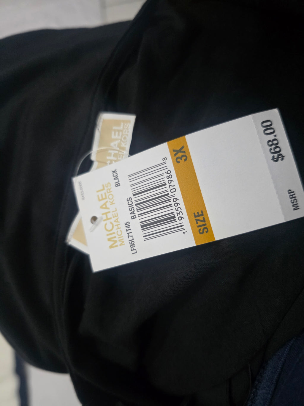 Blusa Michael Kors De Mujer Talla 3x Color Negro