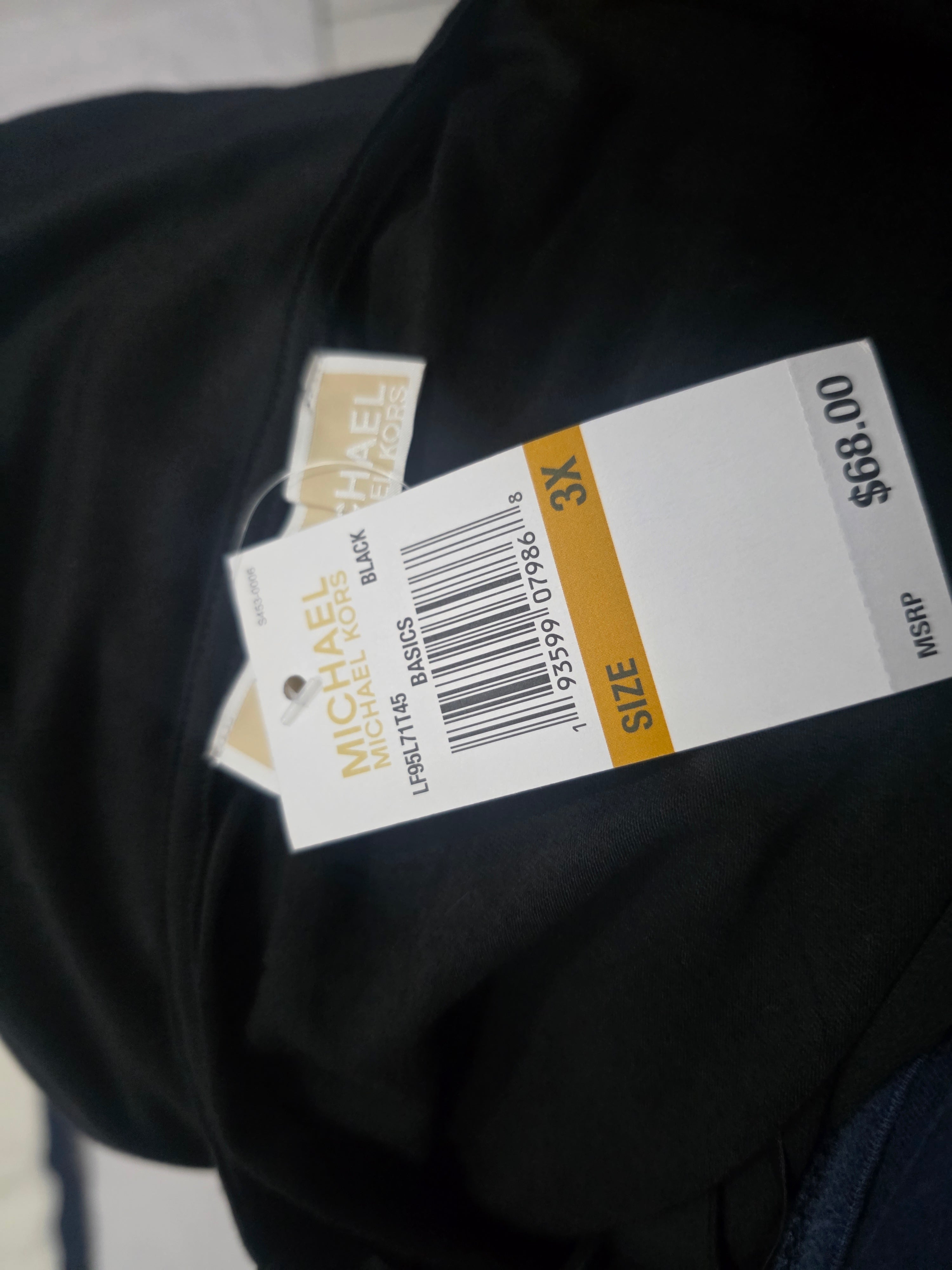 Blusa Michael Kors De Mujer Talla 3x Color Negro
