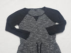 Vestido Armani Exchange Manga Larga Gris/negro Extra Chico
