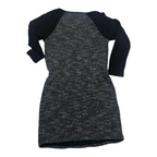 Vestido Armani Exchange Manga Larga Gris/negro Extra Chico