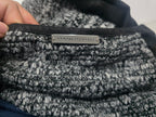Vestido Armani Exchange Manga Larga Gris/negro Extra Chico