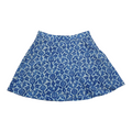 Falda Michael Kors De Mujer Talla 2 Azul Con Figuras