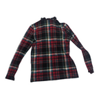 Blusa Ralph Lauren De Mujer Talla Chica Olanes Rojo/verde