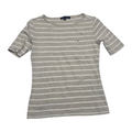 Playera Tommy Hilfiger De Mujer Manga Corta Color Crema