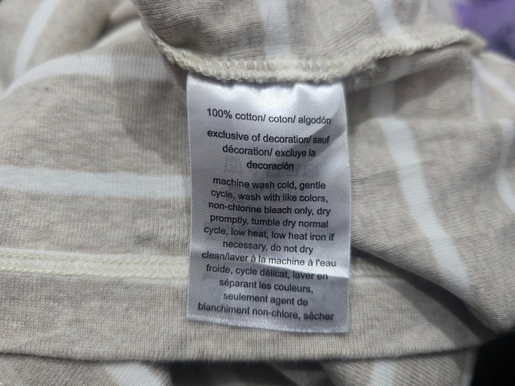 Playera Tommy Hilfiger De Mujer Manga Corta Color Crema