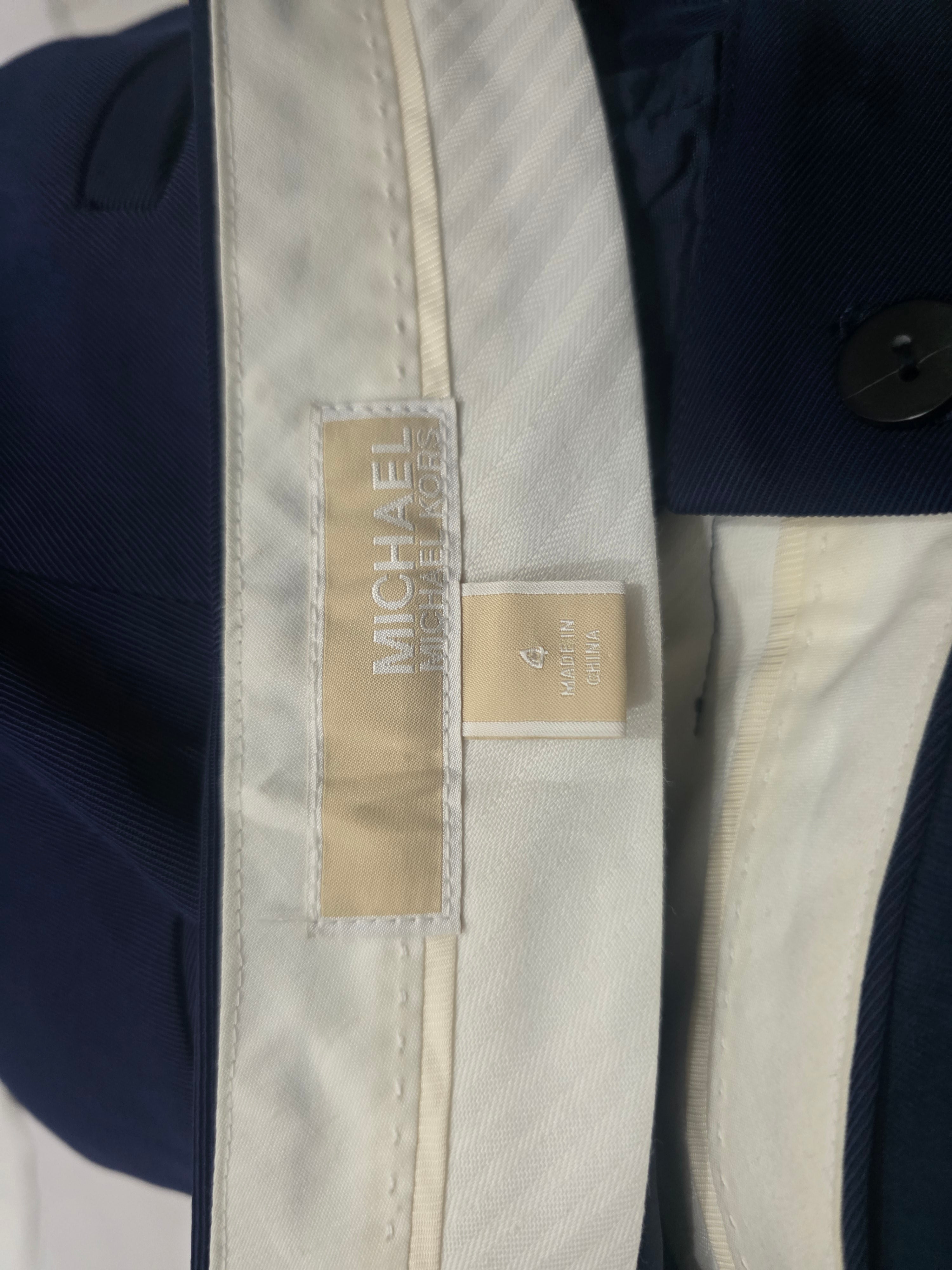 Pantalon Michael Kors De Mujer Talla 4 Color Azul