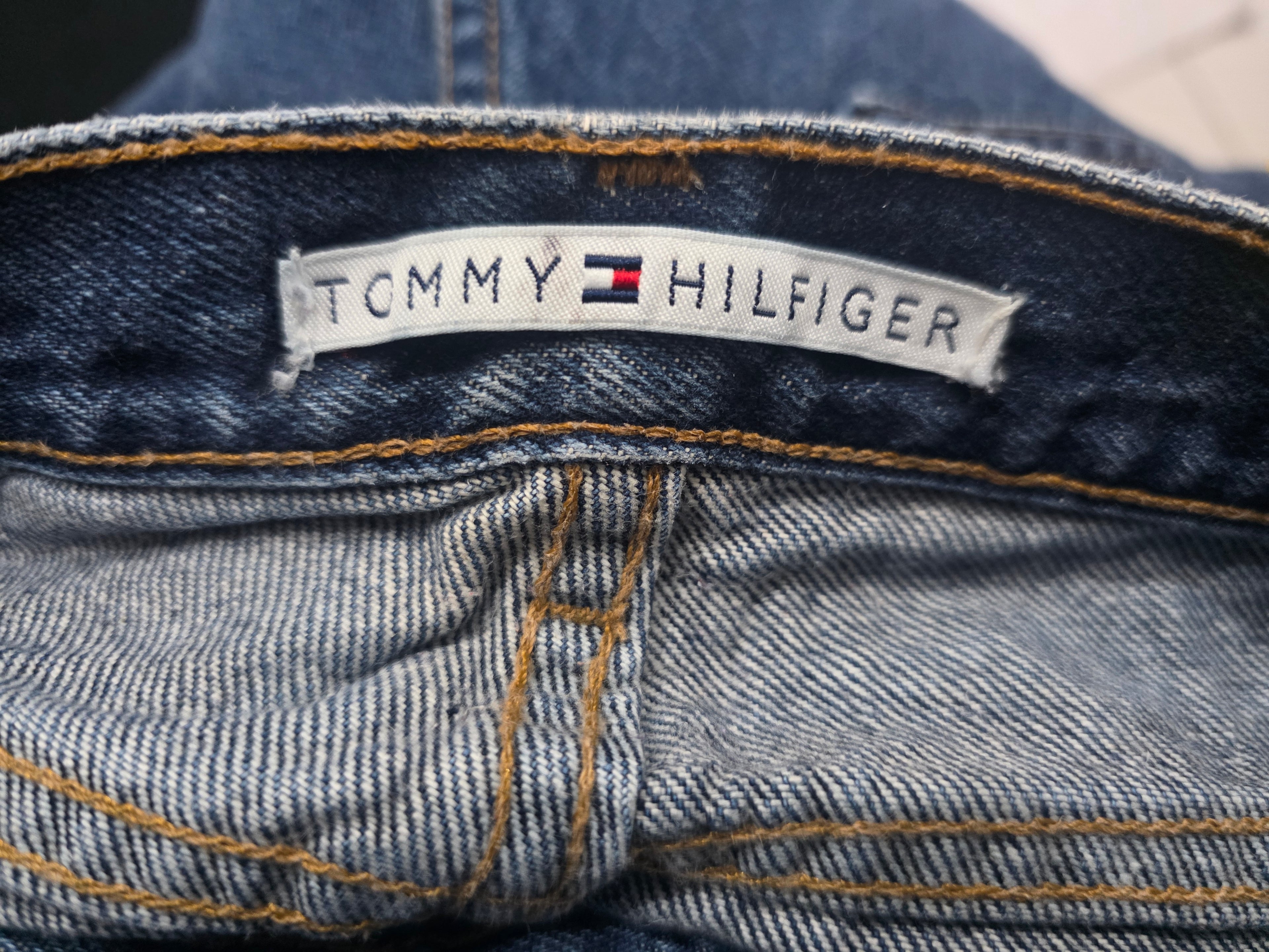 Pantalon Tommy Hilfiger De Mujer Talla 6 Azul De Mezclilla