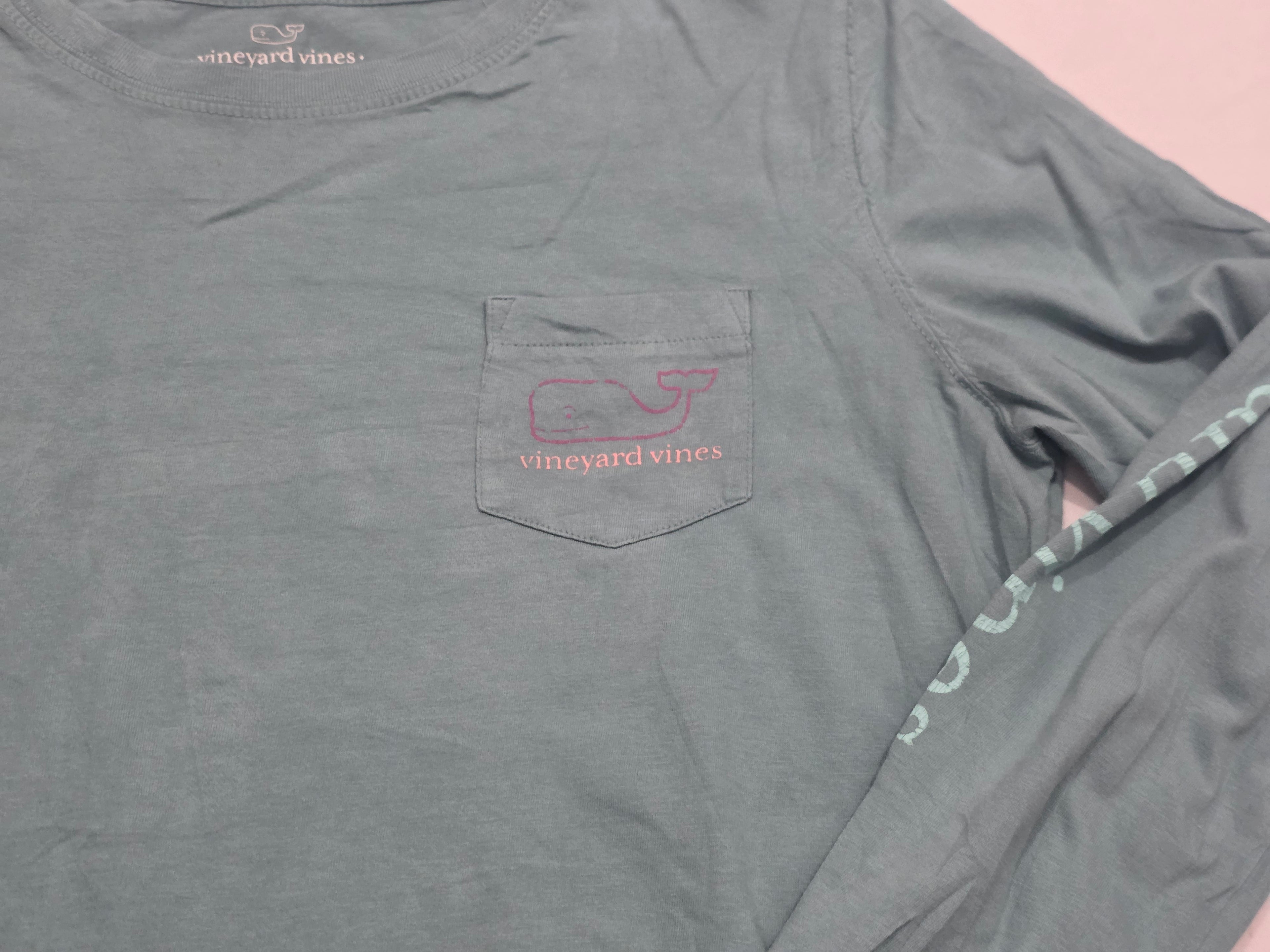 Playera Vineyard Vines De Mujer Talla Chica Azul Petróleo