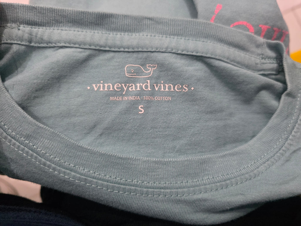Playera Vineyard Vines De Mujer Talla Chica Azul Petróleo