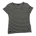 Playera Tommy Hilfiger Mujer Chica Color Verde Oliva Rayada