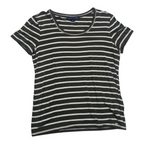 Playera Tommy Hilfiger Mujer Chica Color Verde Oliva Rayada