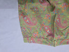 Pantalon Ralph Lauren Talla 6 Color Verde Con Figuras Rosas