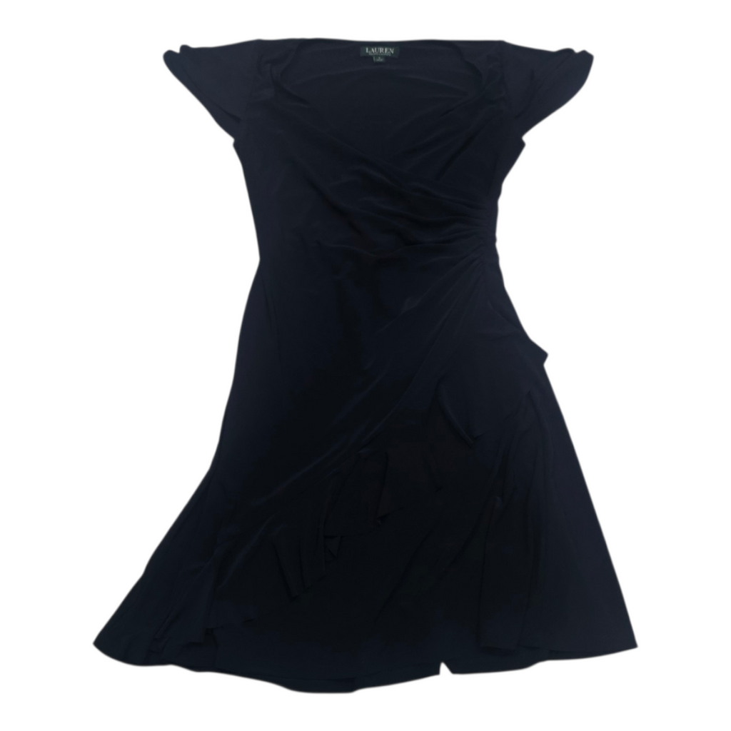 Vestido Ralph Lauren Talla 4 Azul Marino Manga Corta Mujer