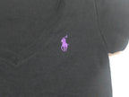 Playera Ralph Lauren Sportmujer Chica Colornegro Poni Morado