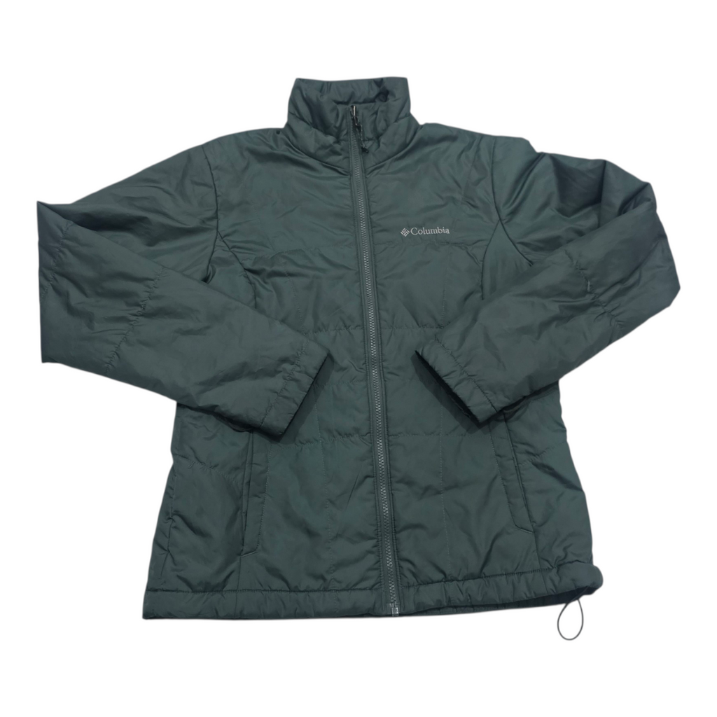 Chamarra Columbia Therma Coil Tallachica Verde Grisaceomujer