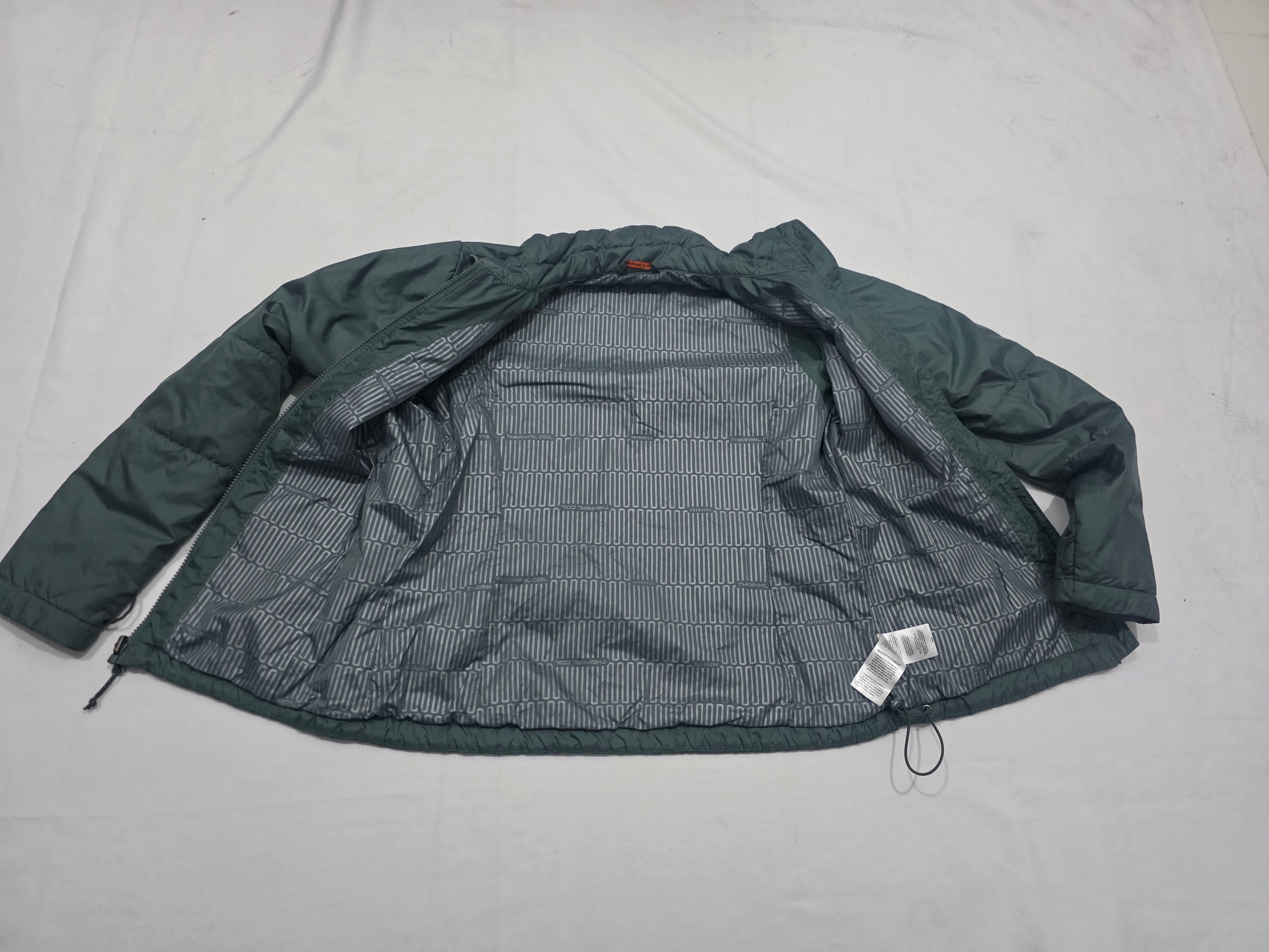 Chamarra Columbia Therma Coil Tallachica Verde Grisaceomujer