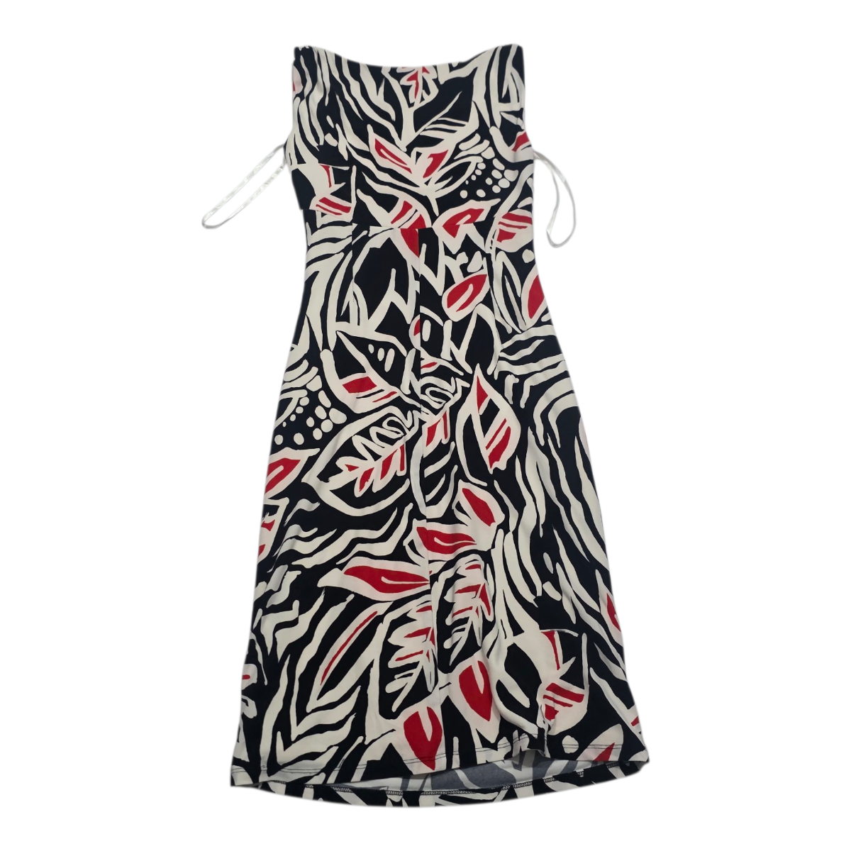 Vestido Ralph Lauren De Mujer Talla Chica Negro/rojo/blanco