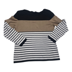 Sueter Ligero Tommy Hilfiger Mujer Mediana Tricolor Café