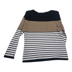 Sueter Ligero Tommy Hilfiger Mujer Mediana Tricolor Café