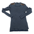 Playera Ralph Lauren Mujer Mediana Azul Grisaceo Manga Larga