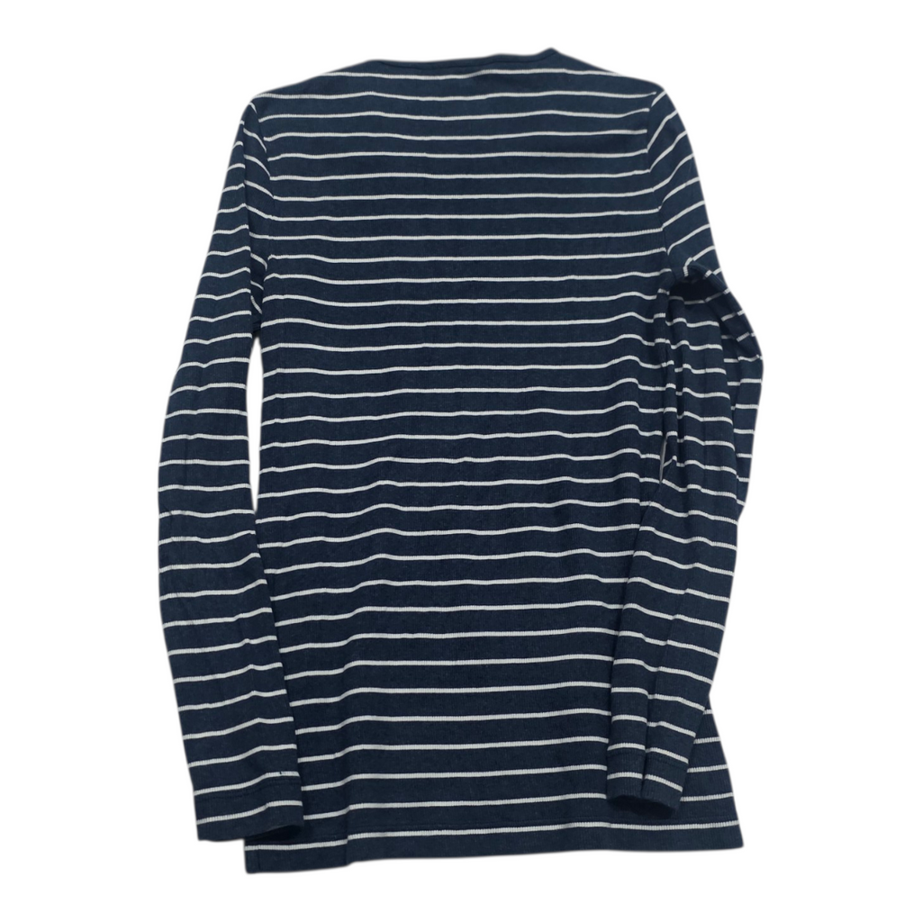 Playera Ralph Lauren Mujer Mediana Azul Grisaceo Manga Larga