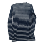 Playera Ralph Lauren Mujer Mediana Azul Grisaceo Manga Larga