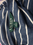 Playera Ralph Lauren Mujer Mediana Azul Grisaceo Manga Larga