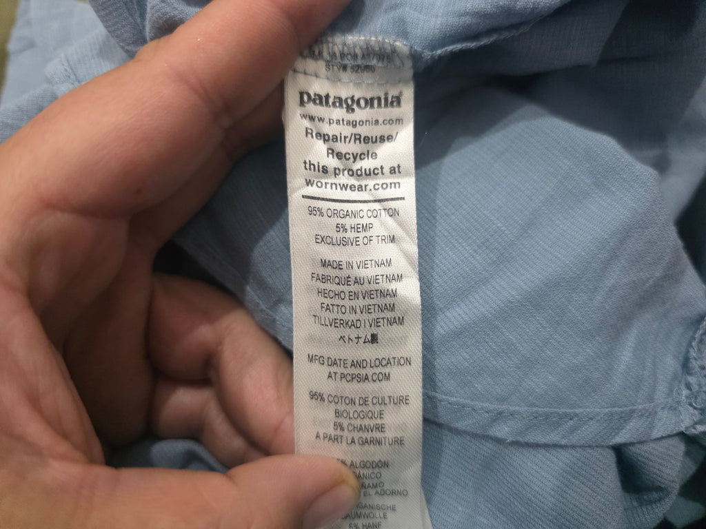 Camisa Patagonia De Amujer Azul Acero Mediana
