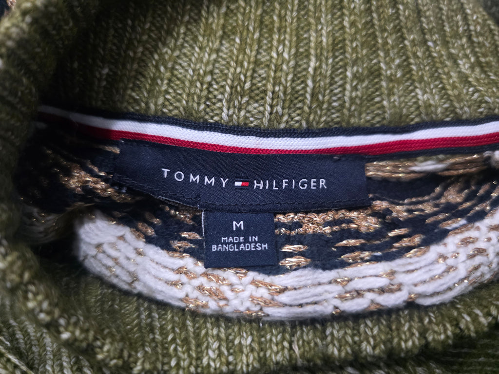 Sueter Corto Tommy Hilfiger De Mujer Mediano Color Verde