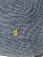Sueter Ralph Lauren De Mujer Mediano Azul Acero Cuello Alto