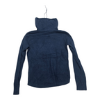 Sueter Ralph Lauren De Mujer Mediano Azul Acero Cuello Alto