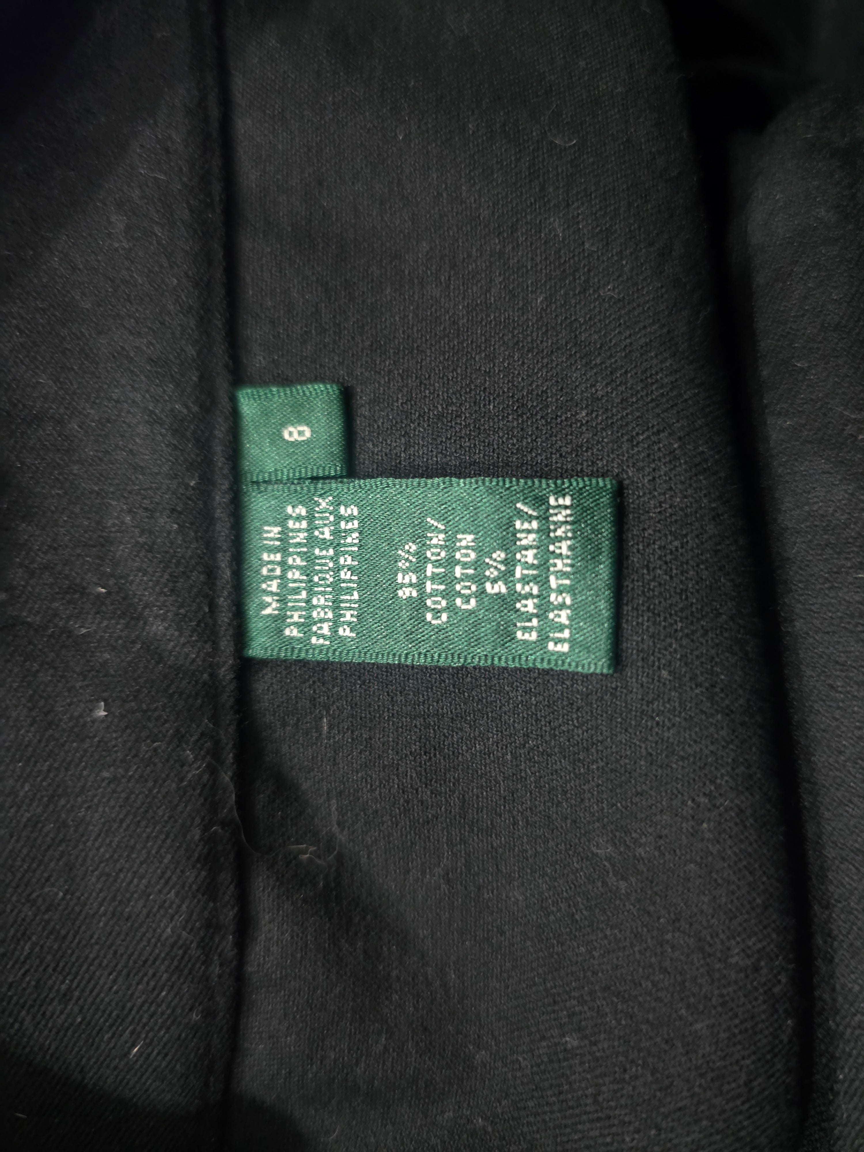 Falda Lápiz Ralph Lauren De Mujer Talla 8 Color Negro