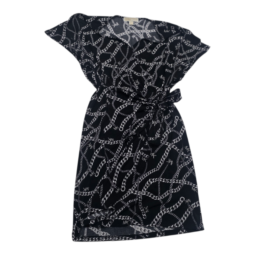 Vestido Michael Kors Mujer Mediano Negro Cadenas Corta