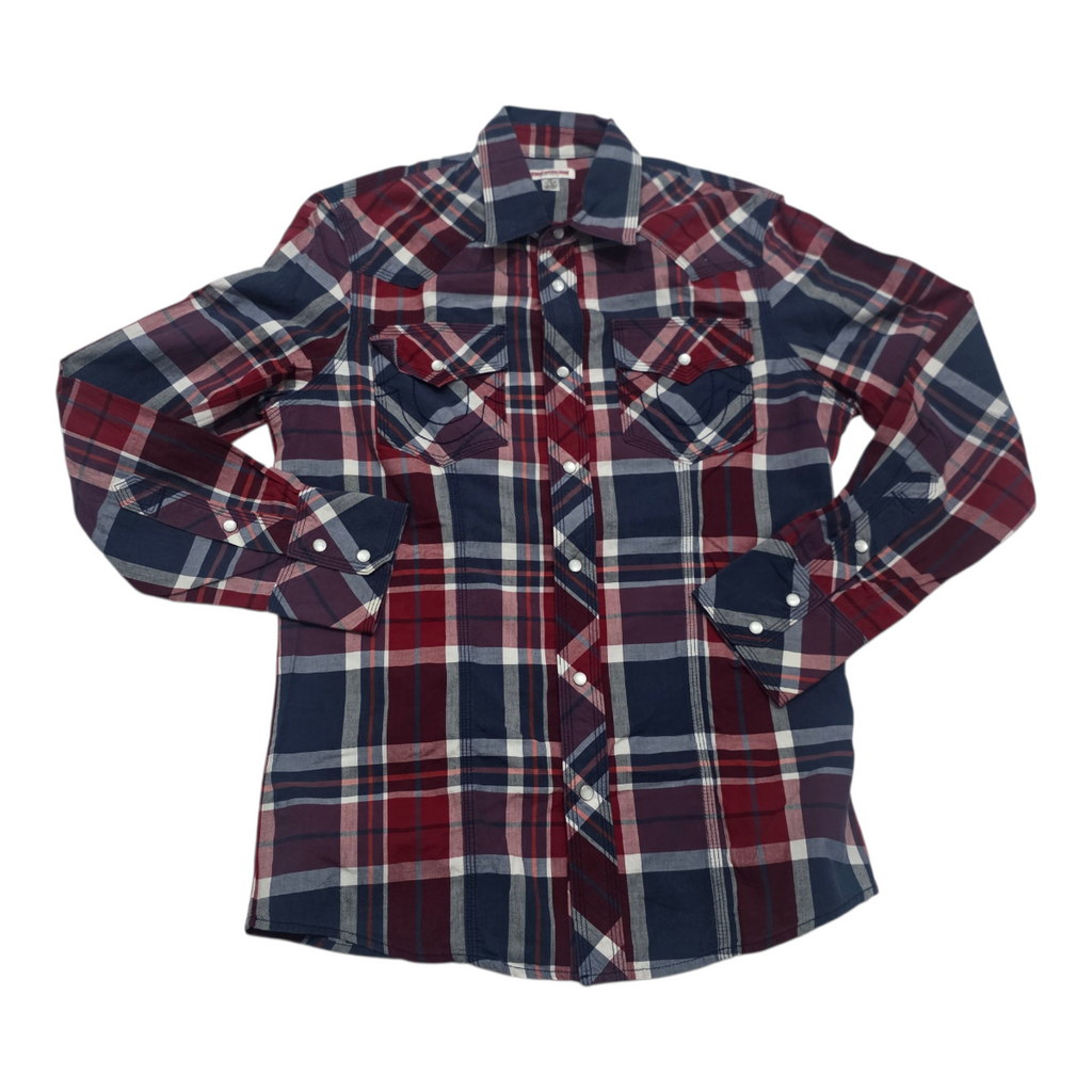 Camisa True Religion De Mujer Talla Chica Azul/rojo