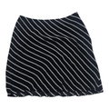 Falda Ralph Lauren De Mujer Talla 10 Negra Con Blanco