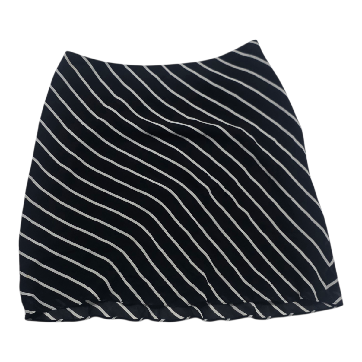 Falda Ralph Lauren De Mujer Talla 10 Negra Con Blanco