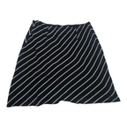 Falda Ralph Lauren De Mujer Talla 10 Negra Con Blanco
