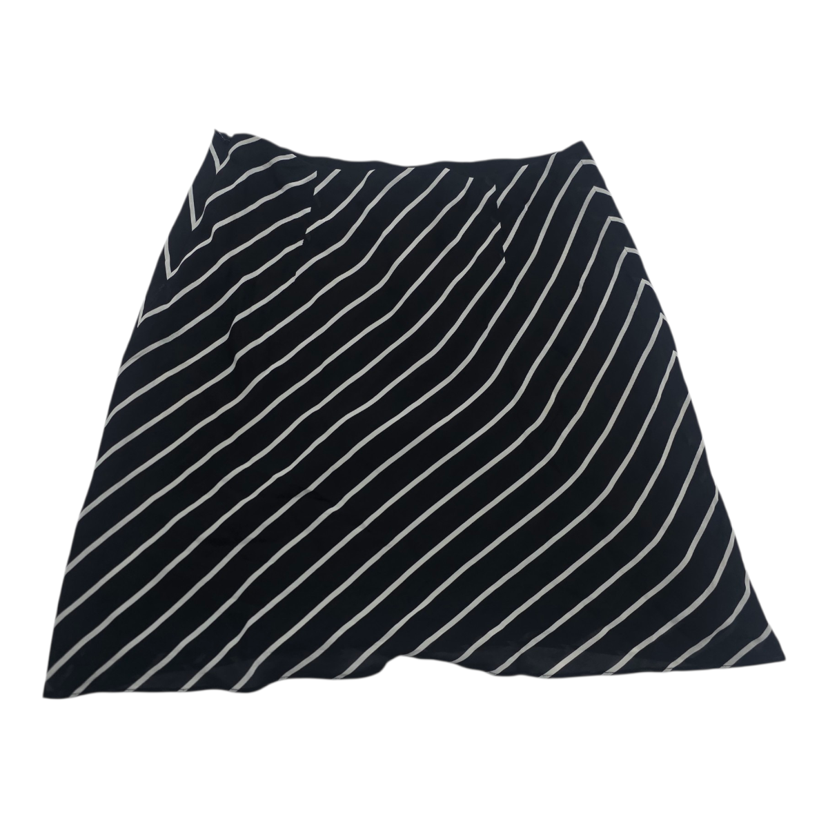 Falda Ralph Lauren De Mujer Talla 10 Negra Con Blanco
