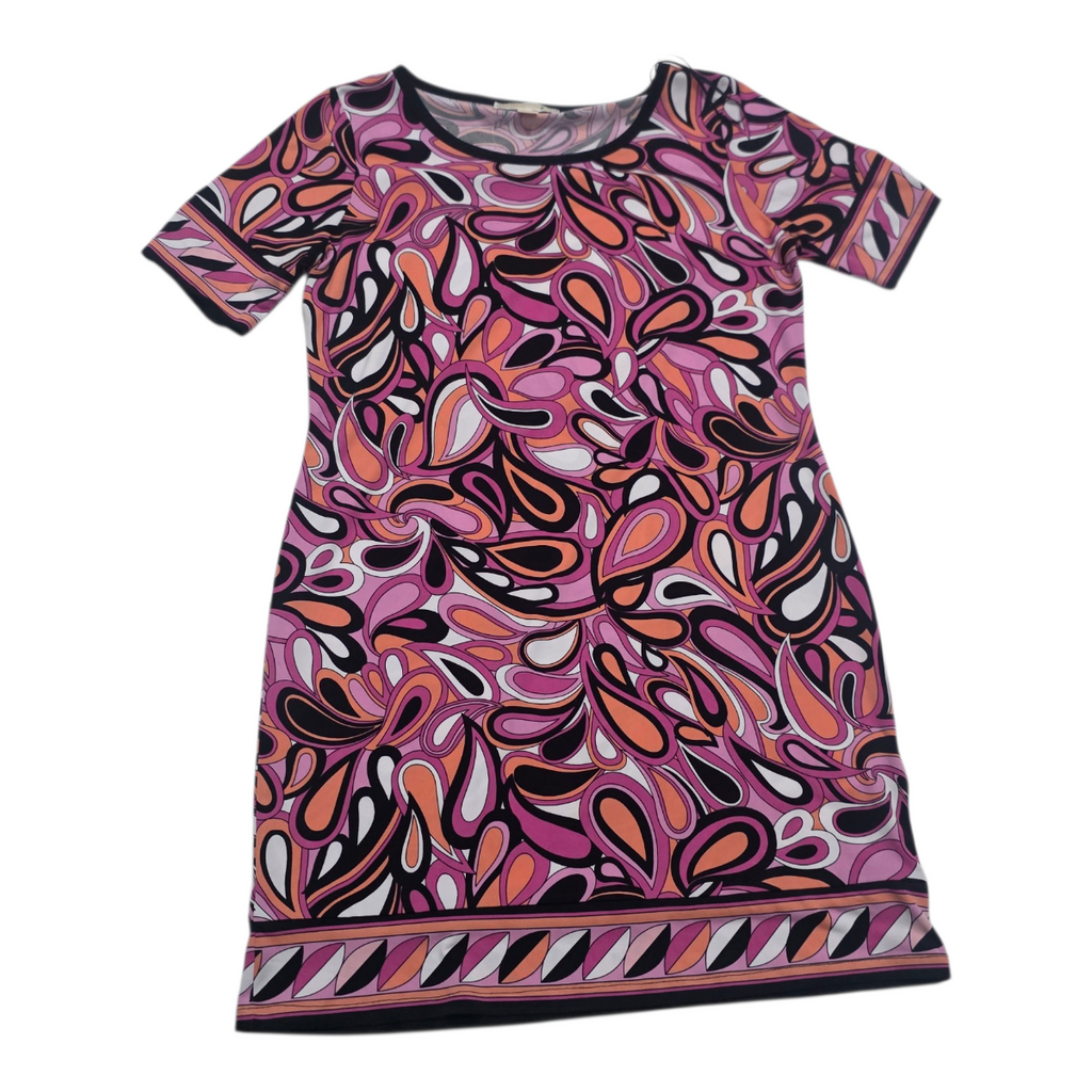 Vestido Michael Kors Figuras Rosanegro Mediano Petite