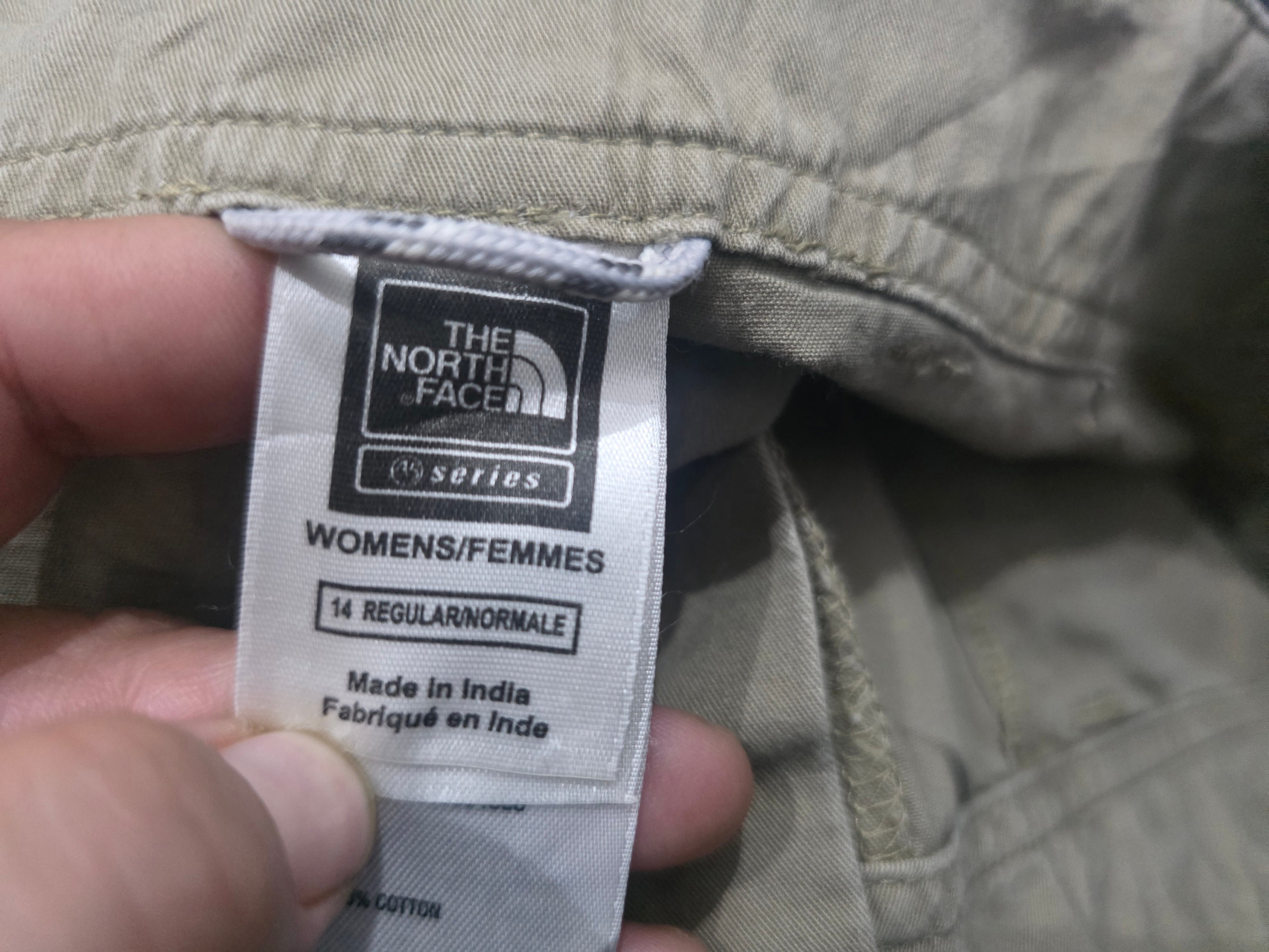 Pantalon The North Face Talla 14 Regular Color Cafe De Mujer