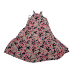 Vestido Tommy Hilfiger Mujer Grande Cafe Con Rosa Sin Mangas