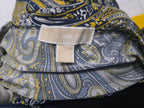 Vestido Michael Kors Mujer Talla1x Amarillo Azul Manga Larga